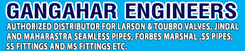 gangahar engineers gi pipe fittings pipes and valves l&t pipes and valves distributors suppliers ludhiana punjab india
